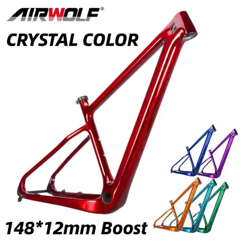 AIRWOLF 풀 카본 Mtb 29 카본 프레임, XC 하드테일 산악 자전거 프레임, PF30