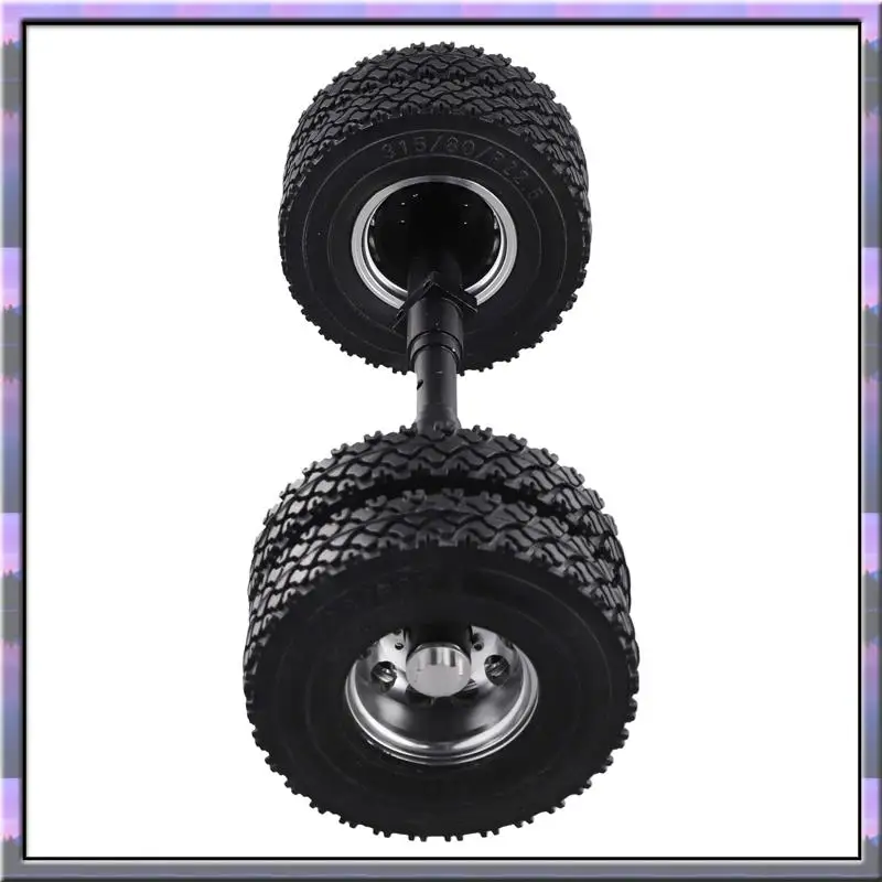 A49U 4 Stück Gummireifen ohne Power-Antriebswelle für 1/14 Tamiya-RC LKW Auto 770S 3363 FH16 MAN Diy Teile