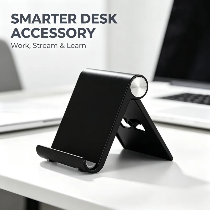 Adjustable Foldable Phone Tablet Desktop Stand Portable Hands-Free Device Holder Universal Bracket for Smartphones Tablets