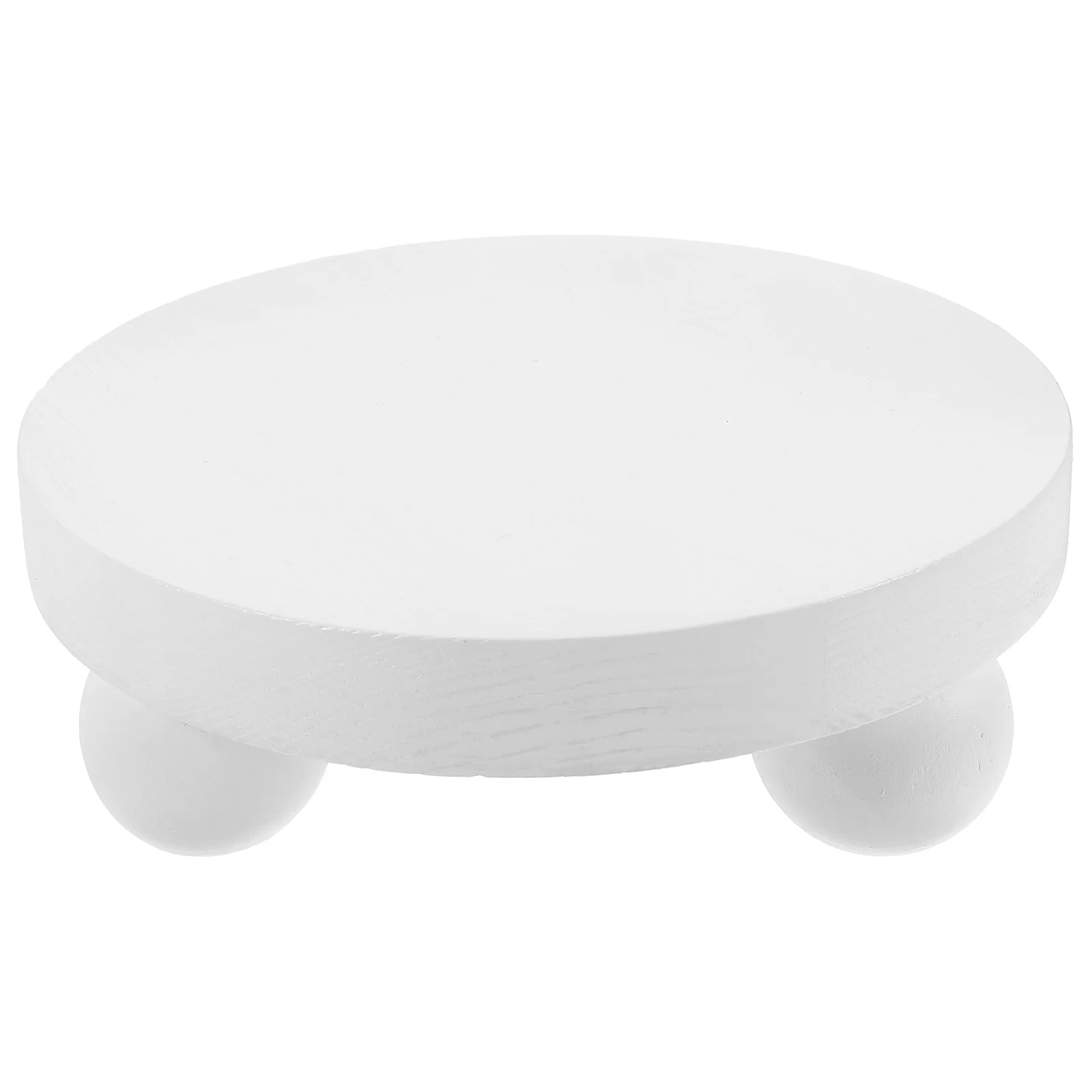 

Natural Wood Mini Round Photography Prop Decorative Pedestal Home Decoration Plant Stand Vanity Riser Wood Footstool Studio