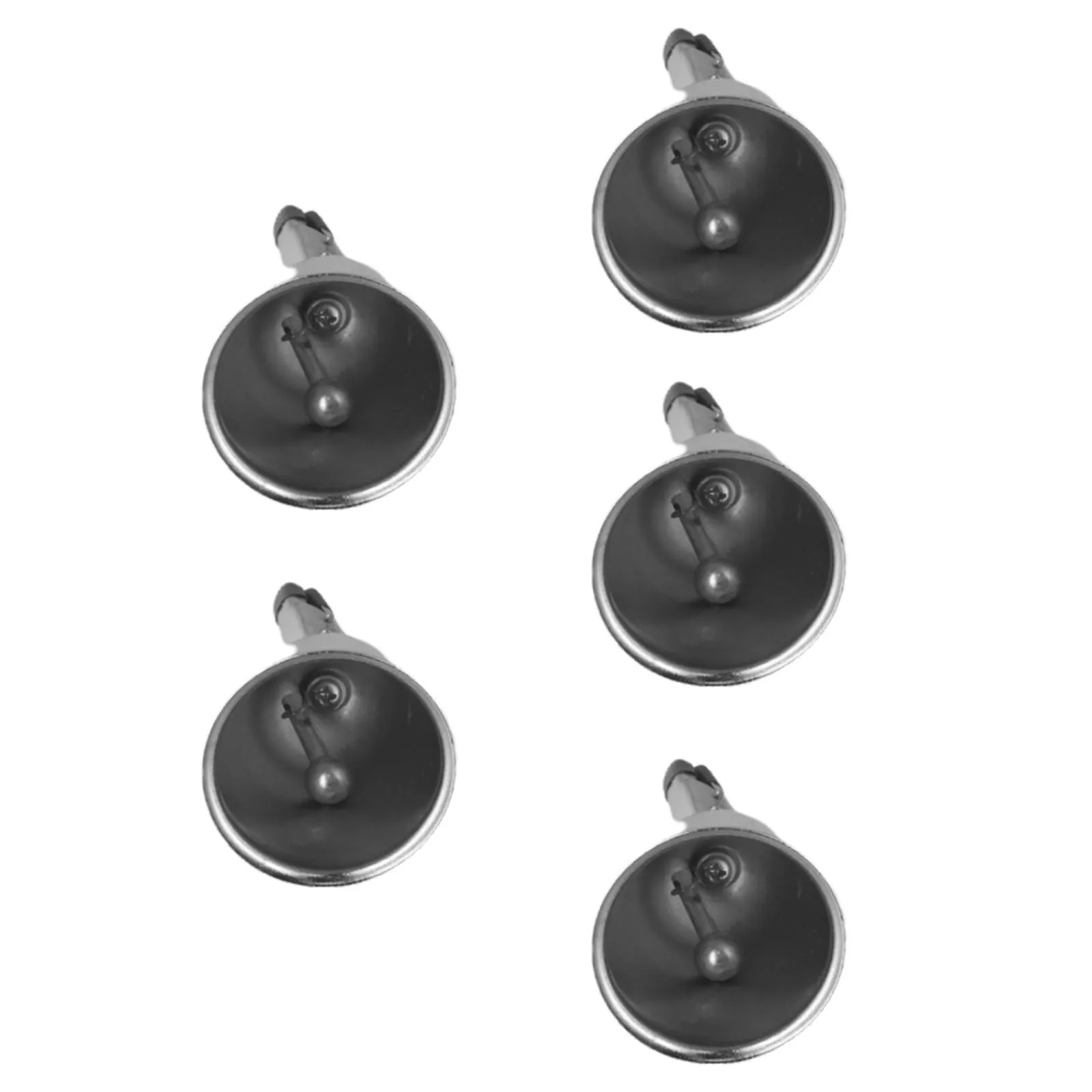 

5 шт. сигнализаторов поклевки с колокольчиками для удочек, антикоррозийные, идеально подходят для ночной рыбалки и привлечения рыбы