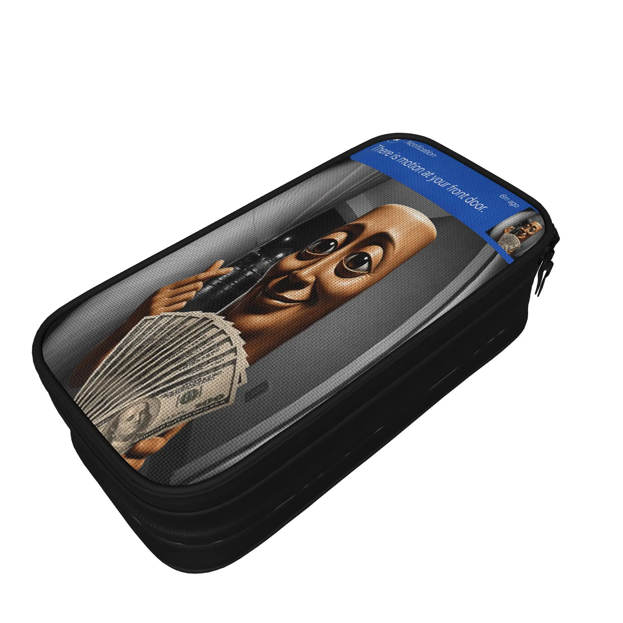 There is Motion At Your Front Door Tung Tung Tung Sahur Meme Pencil Case  Pencil Pouch Boys School Pencil Cases Stationery