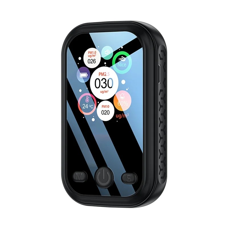 

N82R Многофункциональный монитор качества воздуха PM2.5 PM10 PM1.0 Обнаружение ЖК-дисплея Цифровой индикатор температуры и влажности Детектор