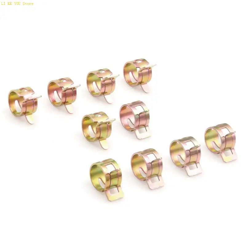 W3JE 10x 10mm 0.39プーセンアタッチェアレソートオードアウアウアウアロサージチューブクランプ留め具