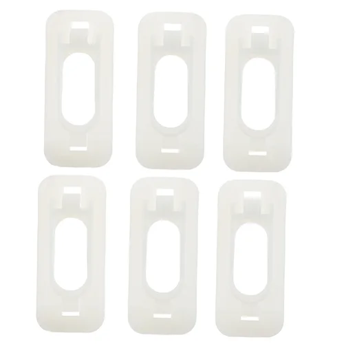 Imagen 2 del producto Base de soporte de varilla para capó de coche, Clips de botón decorativos blancos, accesorios de soporte para capó de coche para Corsa Celta Astra Calibra, 6 uds.