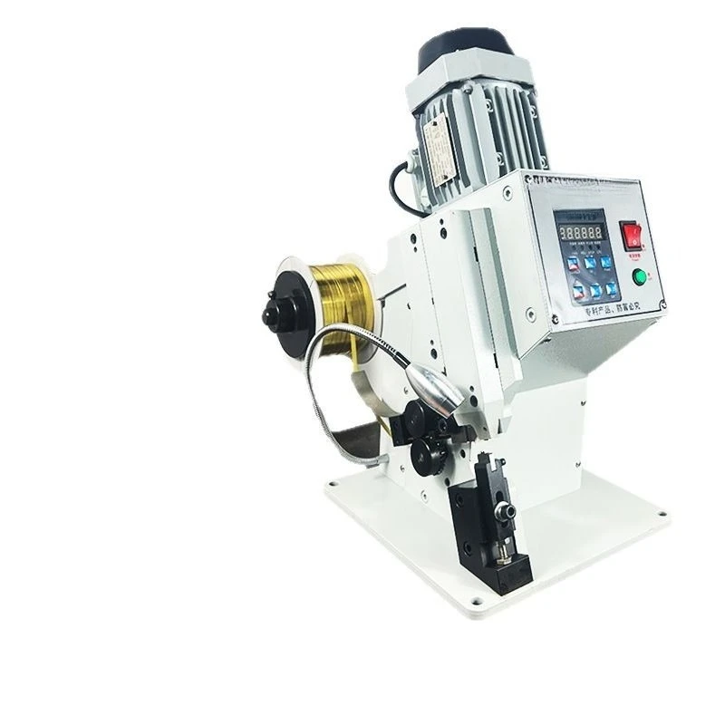 

Numerical control feeding copper belt machine, copper belt crimping machine copper buckle
