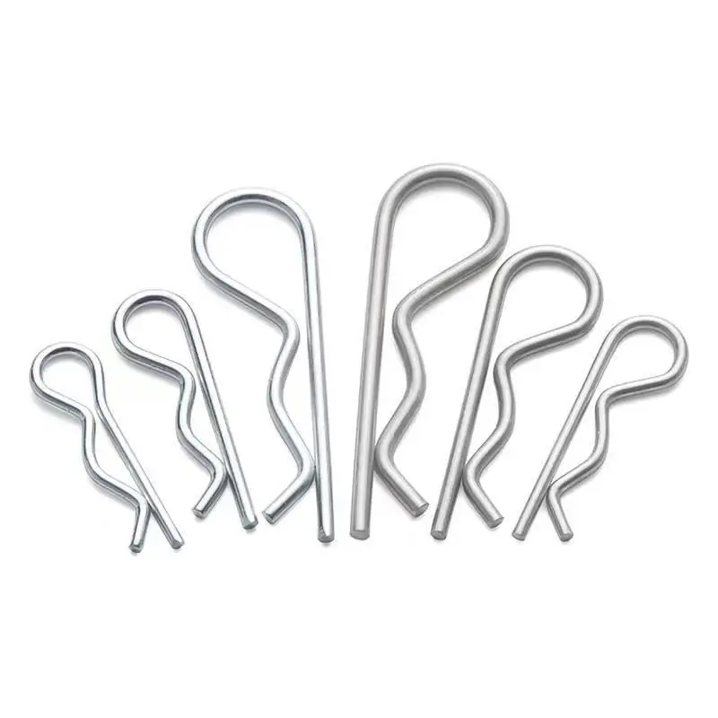 R-Type Cotter Pins 304 Stainless Steel Wave Latch Bolt Locking Split Clip Hitch Pins M1 M1.2 M1.6 M1.8 M2 M2.5 M3 M3.5 M4 M5 M6