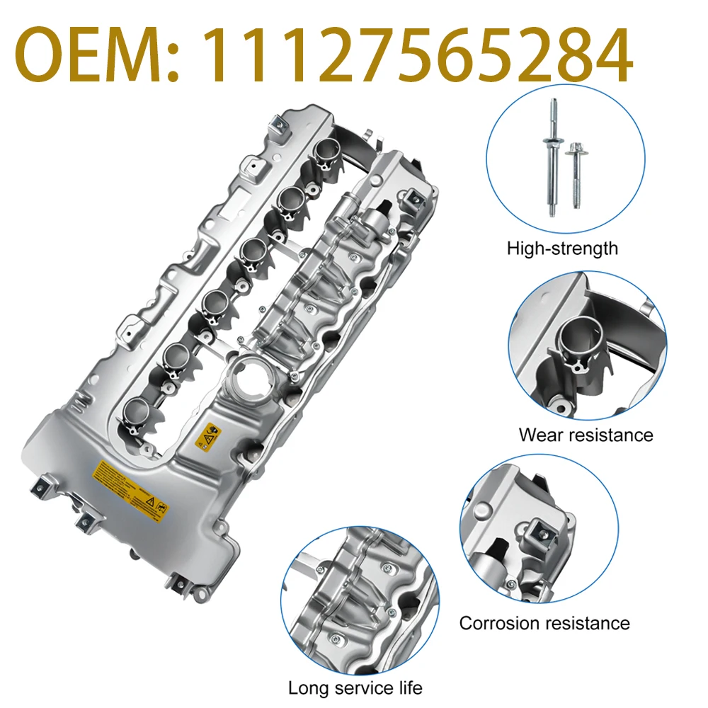 11127565284 Aluminium Valve Cover Kit For BMW N54 335xi 335i 535i 135i Z4 740i 740Li 335is L6 3.0L  Engine Valve Cover