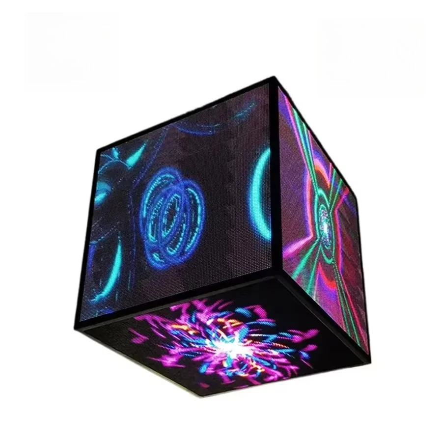 Creative Display LED Advertising Display P2.5 Custom Size High Definition Outdoor Waterproof Rotating