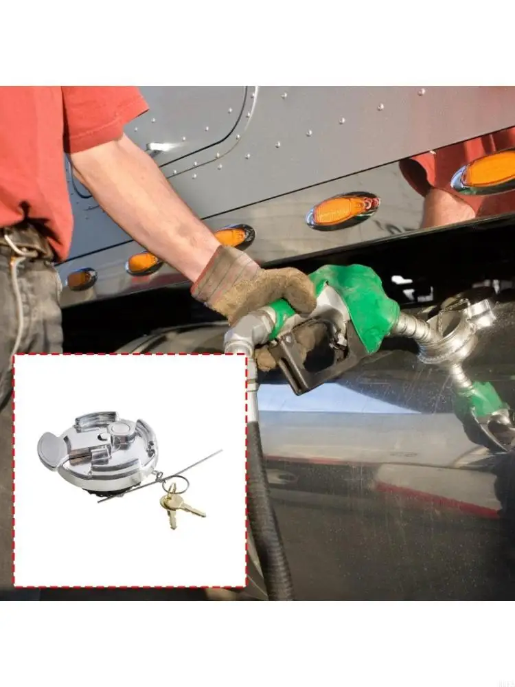 

Locking Cap with Keys for 379 389 579 11-04859-100 11-04859-200 Cap Assembly Truck Accessory