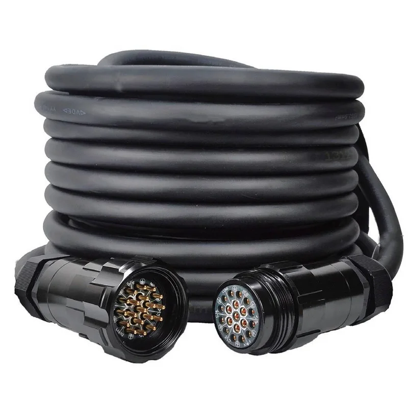 

19 Pin Socapex 2.5mm² Power Distro Cable 5m 10m 15m 20m Male to Female Soca Audio Lighting DJ Stage 3 Phase Main Power Cable
