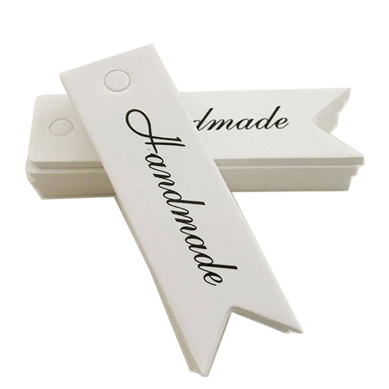 100 sztuk/partia Handmade zawieszka prezent pieczenie uniwersalna karta Vintage karta papier pakowy Swallowtail DIY dekoracja opakowania TMZ