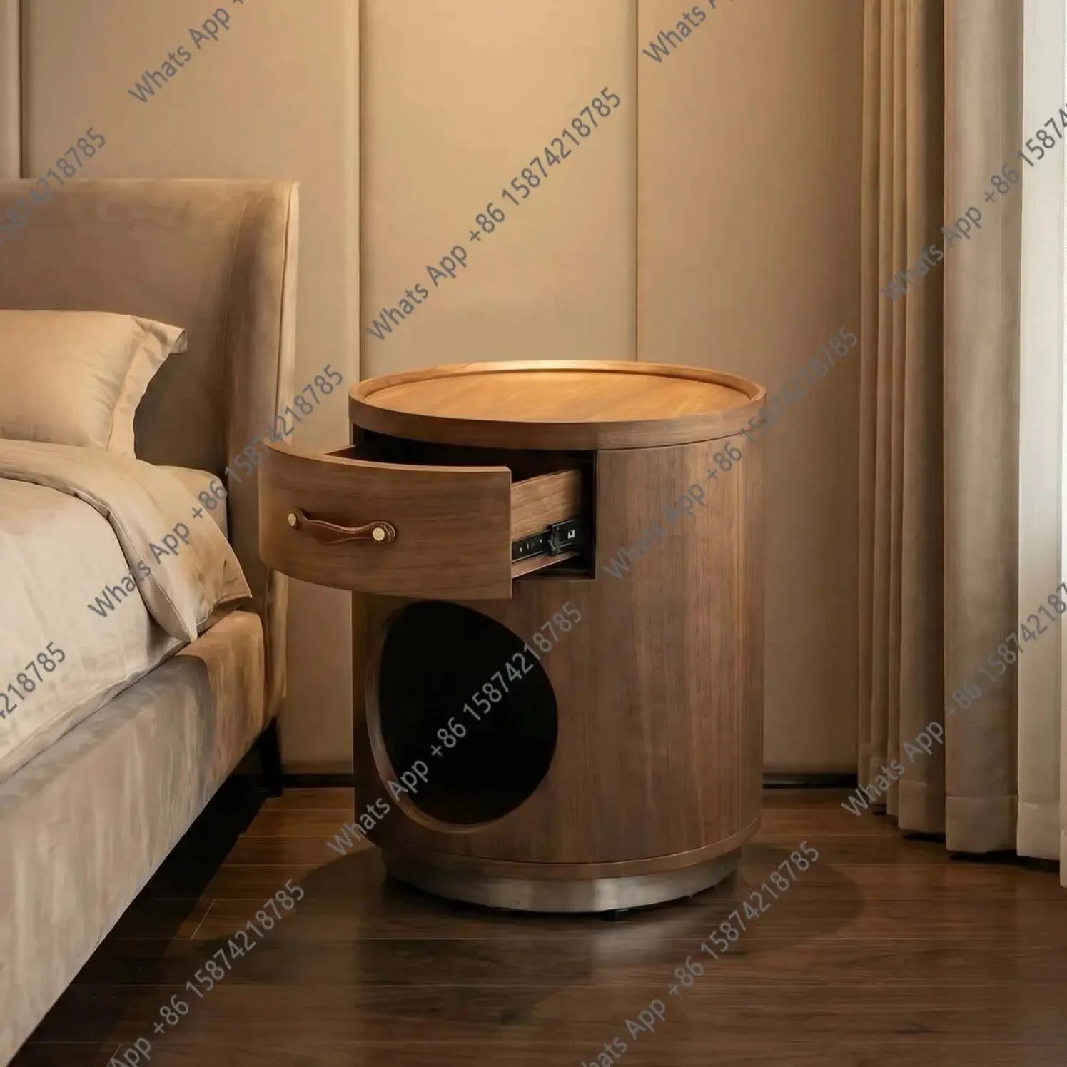 X-S 2026 New Cat Nest Tea Table Four Seasons Universal Bedroom Human Pet Shared Bedside Table Cat Villa Pet Furniture HG