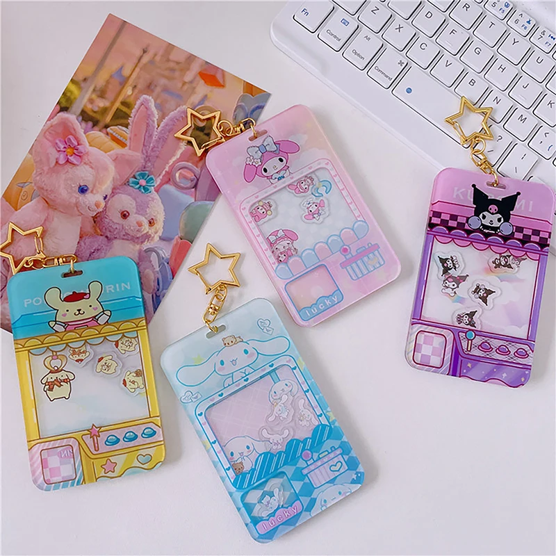 Kawaii Keychain Accessories Cute Anime Shaker Clip Doll Pendant Ornaments Girls Gift