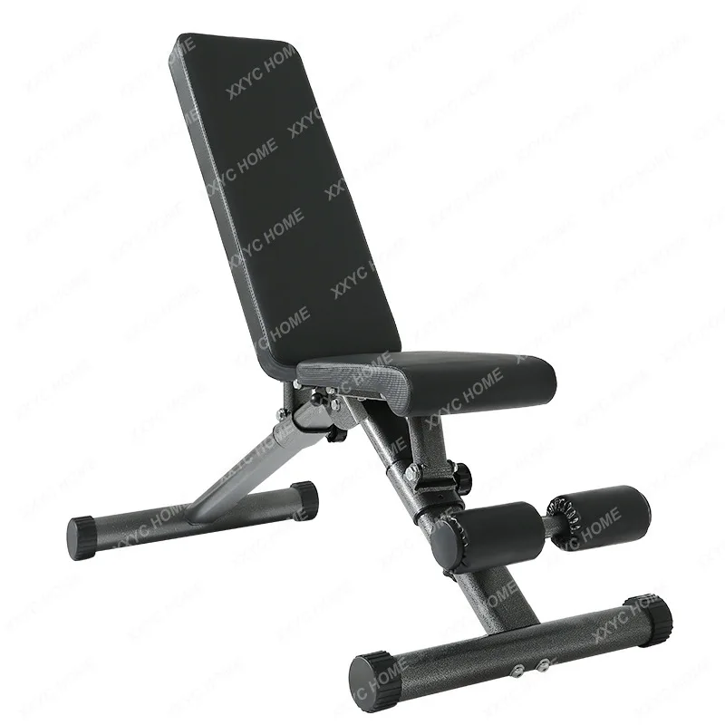 

Household Multi-Functional Dumbbell Stool Flying Bird Bench Press Sit-Ups Foldable Fitness Chair Training