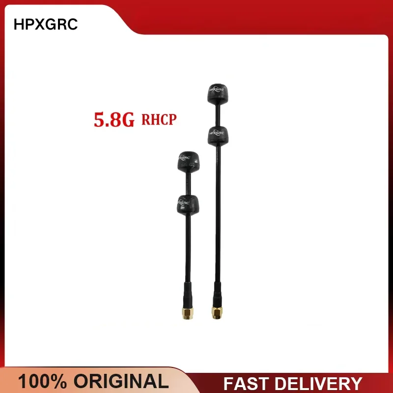 HPXGRC 5.8G Dual Antenna Set, RHCP High Gain for FPV Drone VTX & Goggles, Compatible with SMA and RP-SMA Connector