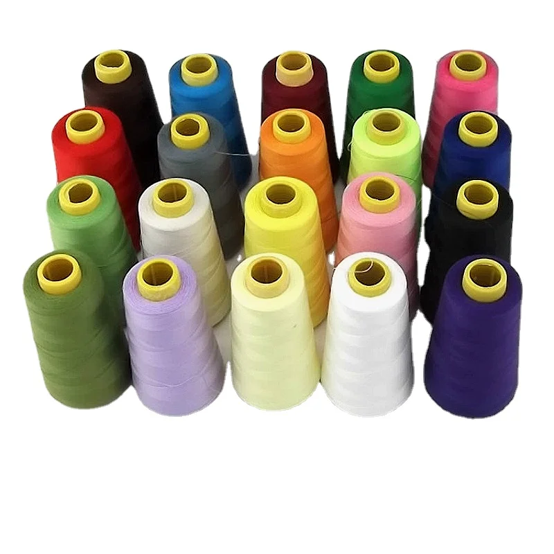 

10pcs/lot 100g 3000 Yards 40/2 Colorful 100% Polyester Sewing Machine Thread Yarn Supplies High Tenacity