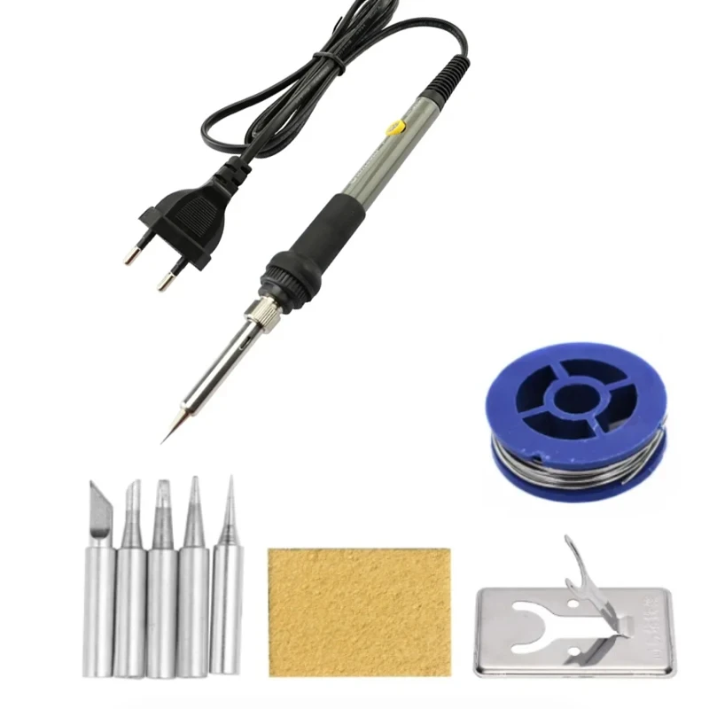 1 Set Thermostatic Soldering Iron 60 Watt Internal Heating Home Electronics Repair Tool Engraving Machine Soldering Iron Tool