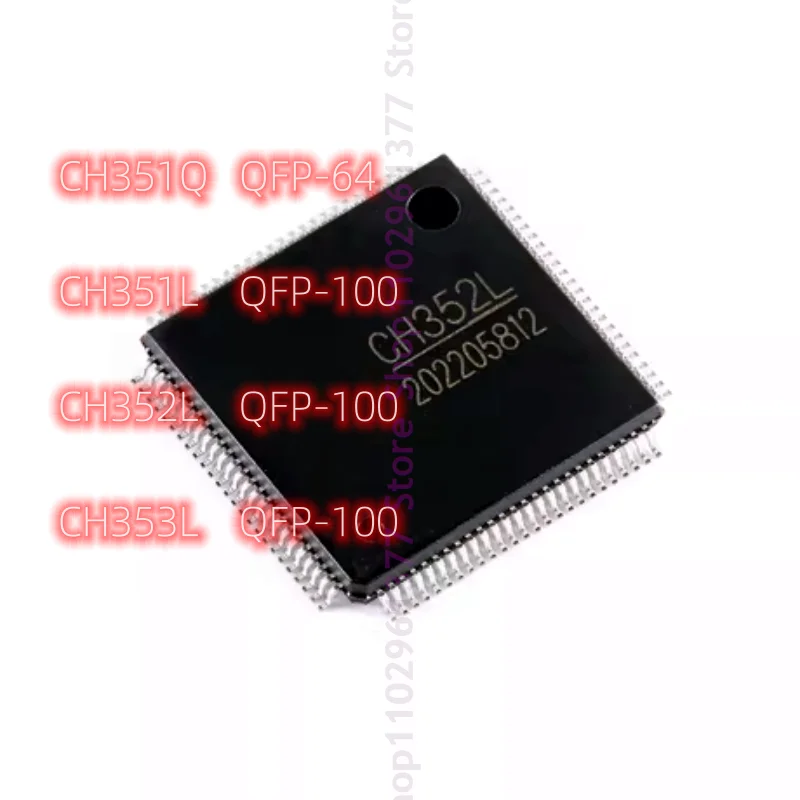 

Новые микросхемы CH351Q CH351L CH352L CH353L QFP-64/100 с двойным последовательным и печатным портом, 10 шт.