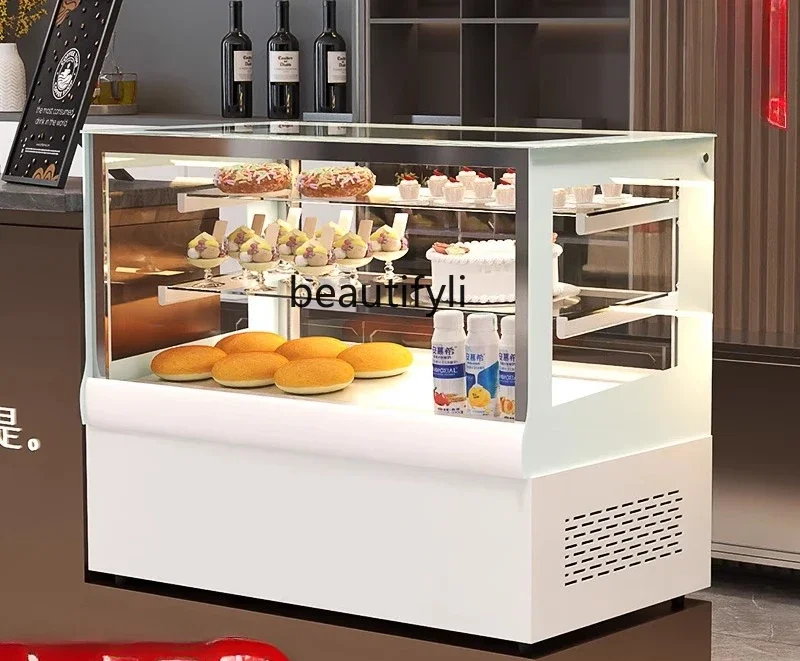 

A61 Display cabinet Small dessert display cabinet, fruit fresh-keeping cabinet bar counter commercial