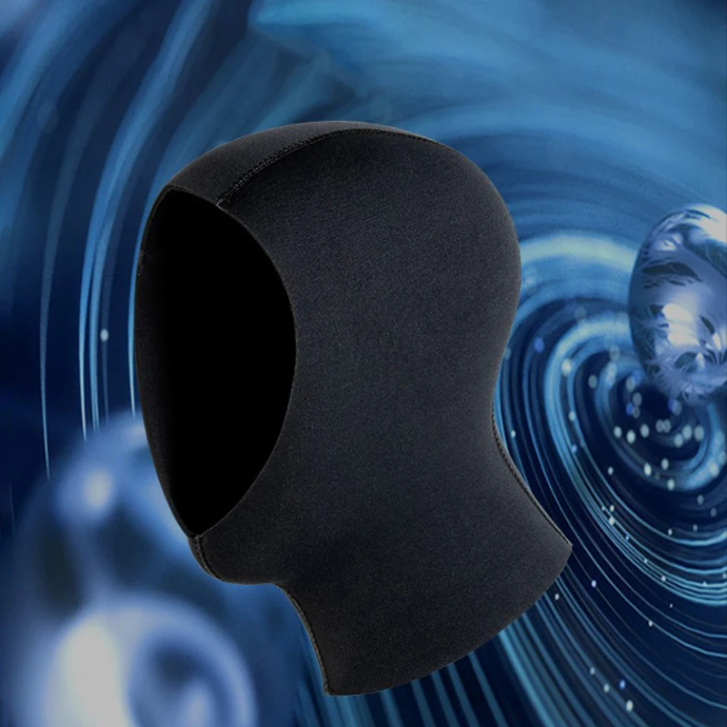 3mm Neoprene Scuba Diving Hood With Shoulder Snorkeling Equipment Hat Cap Winter Swim Warm Wetsuit Spearfishing