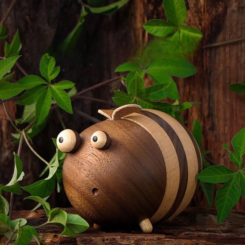 1 шт., коробка для хранения зубочисток с милой пчелой для дома-креативный декор для рабочего стола, настольный аксессуар, органайзер для зубочисток