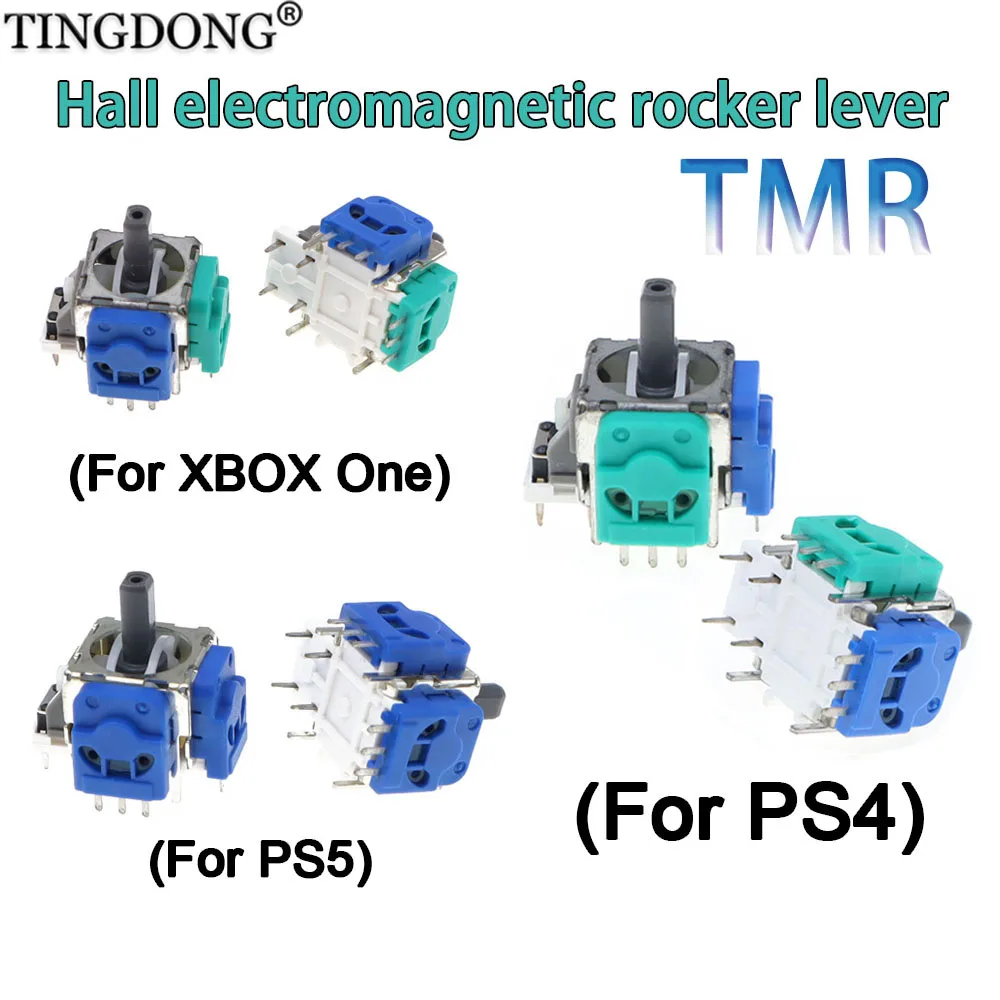 TMR Electromagnetic Joystick Upgrade Kit No-Drift 3D Analog Sensor Replacement for PS5 PS4 Xbox Gamepad Controller Thumb Stick