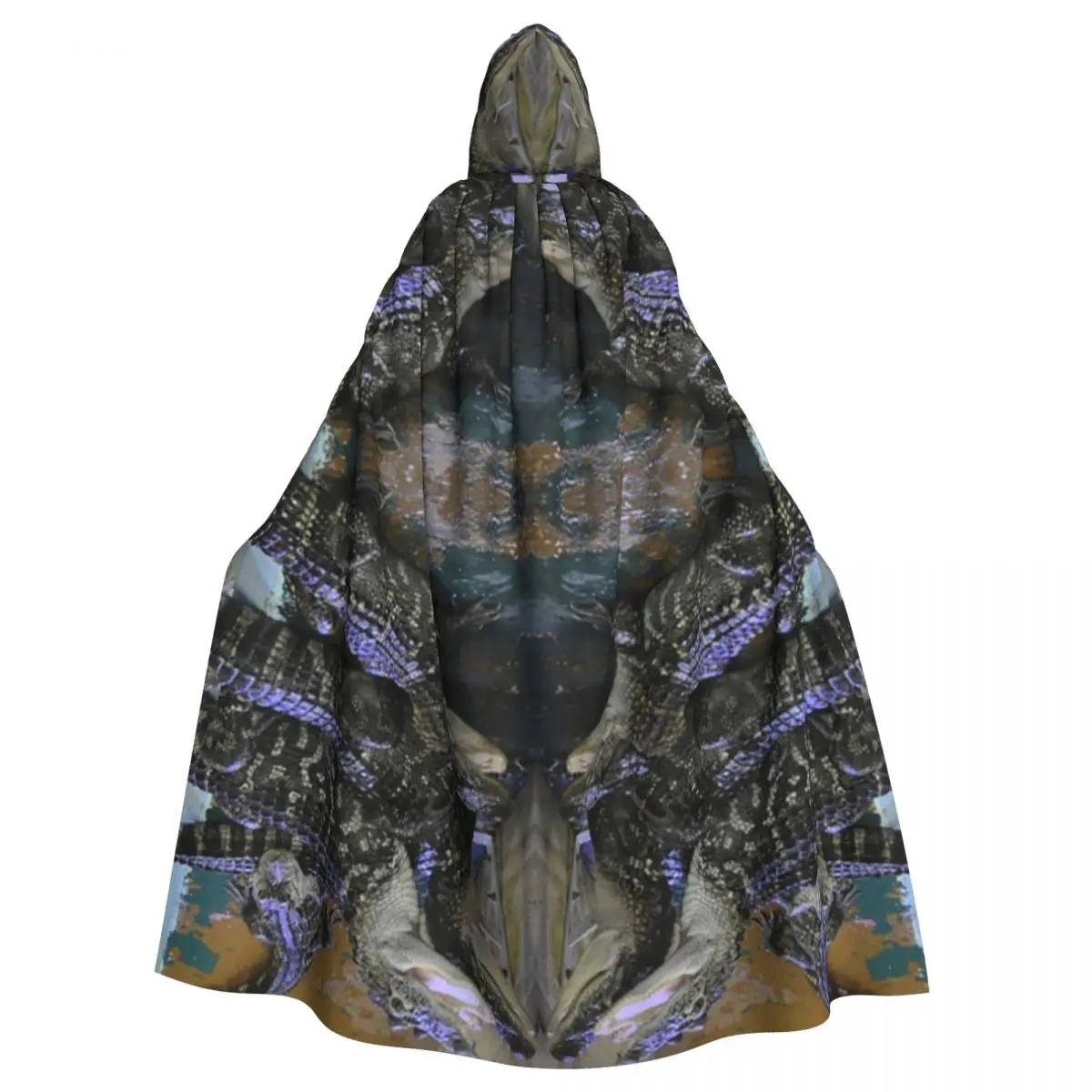 

Sobek Long Hooded Cloak Witch Medieval Costume Cosplay Cape HalloweenParty Adult Unisex