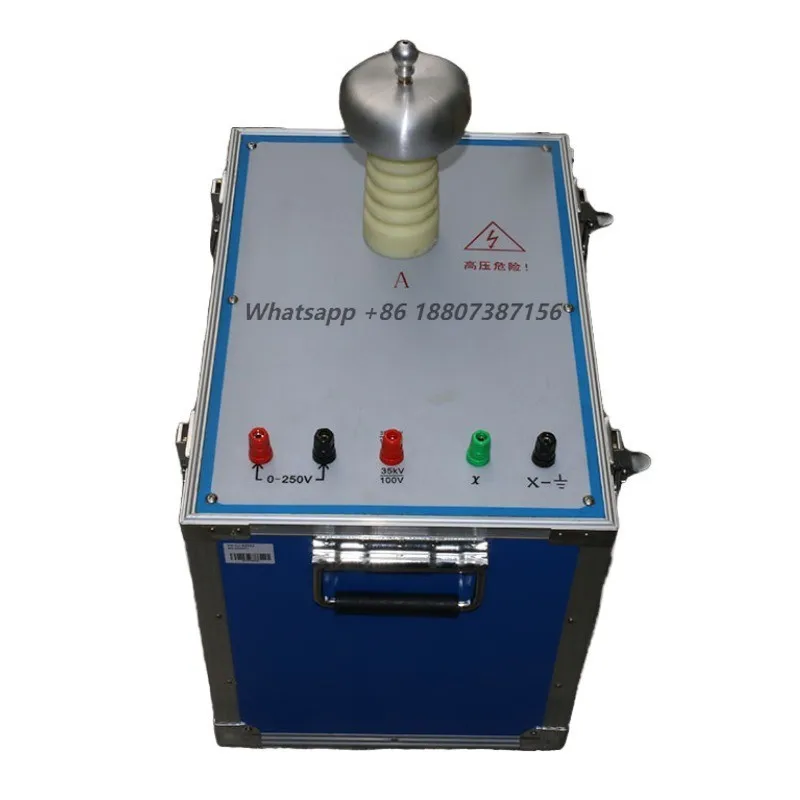 High Voltage Parameter Measuring Instrument Precision Voltage Transformer Tester Self Boosting Type