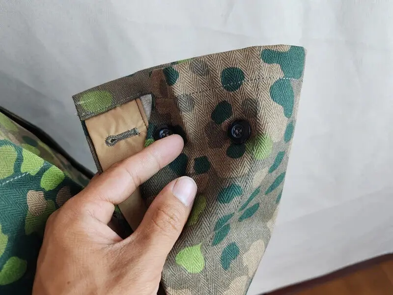 تأثيري الألمانية النخبة DOT44 التمويه ERBSENTARN تونك وسراويل بنطلون M43 حقل ملابس العمل إعادة تمثيل الفيلم الدعائم #4