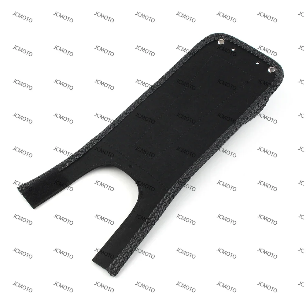 

for Harley Davidson Softail Fat Boy FXST FXSTB FLST Motorcycle Tank Bib W/ Pouch Black