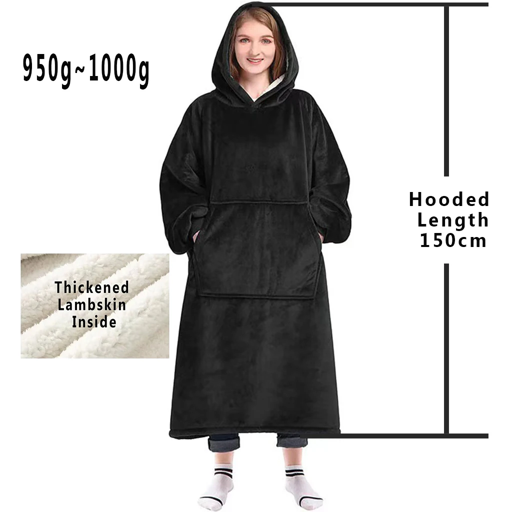 Casual Oversize Long Hoodie New in Pullover Basic Matching Homewear Solid Winter Fleece Warm Women Long Sleeve Top Casual Pajama