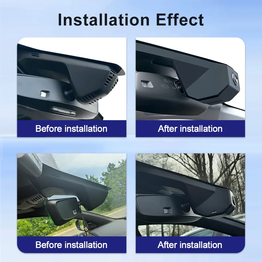 Dashcam for Peugeot 5008 3008 4008,Dvr for Citroen C5 Aircross,Camera Recorder for DS7,Plug and Play Dash Cam 4K for Car