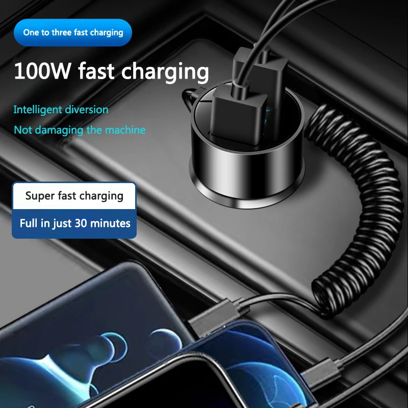 سيارة الداخلية 3 في 1 شاحن سريع USB كابل بيانات الملحقات لكزس ES RX NX LS UX LM LX GX LC RZ هو CT GS RC HS SC TX LBX IS