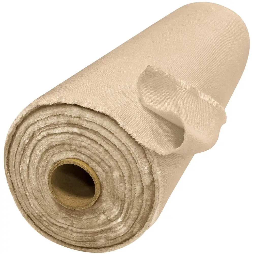 18oz Tan Fiberglass Welding Blanket 40x50Yd Heat Cleaned 1000oF Protection Spark Resistant