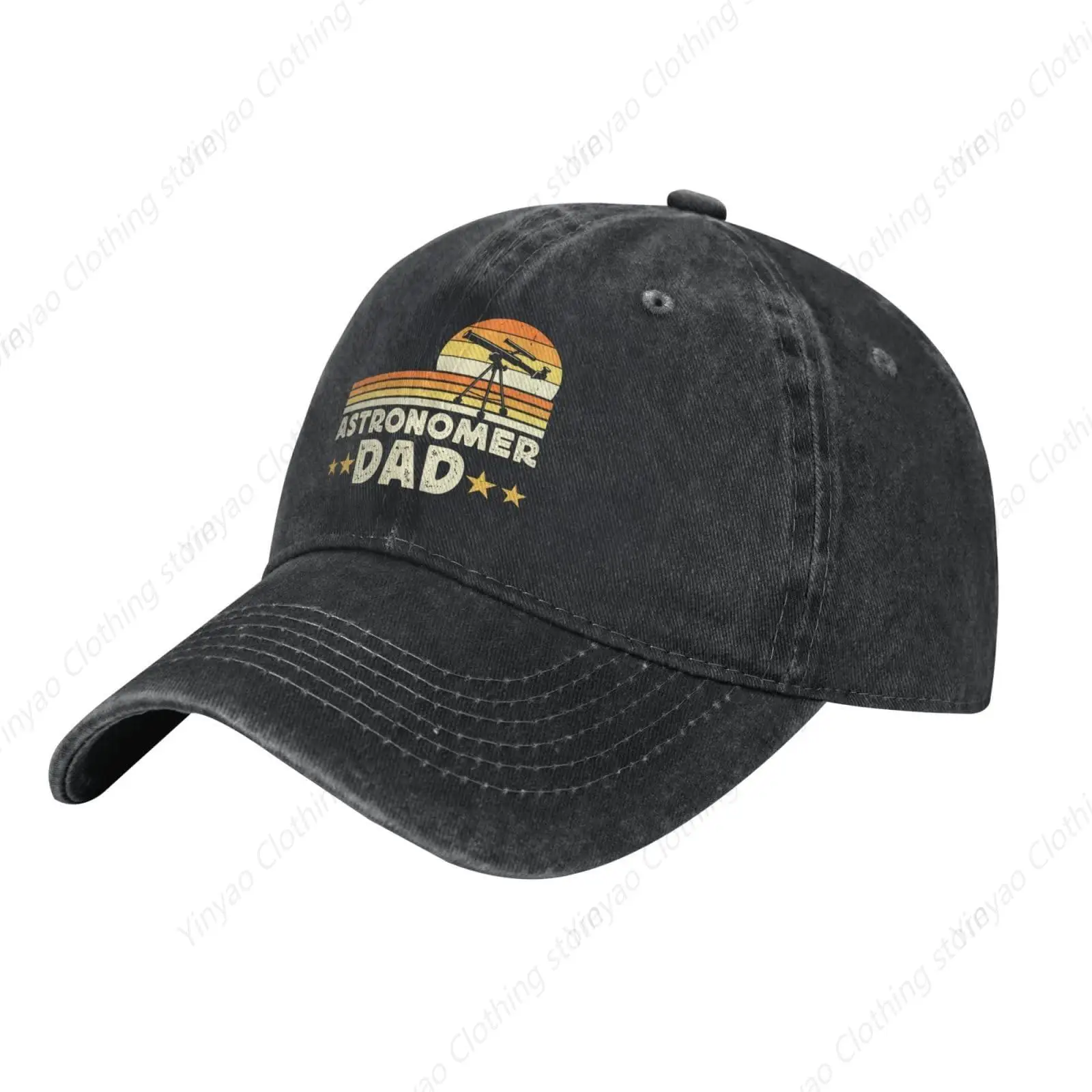 Astronomer Dad Printed Fun Baseball Hat Gift Golf Dad Hat Retro Adjustable Cowboy Hat