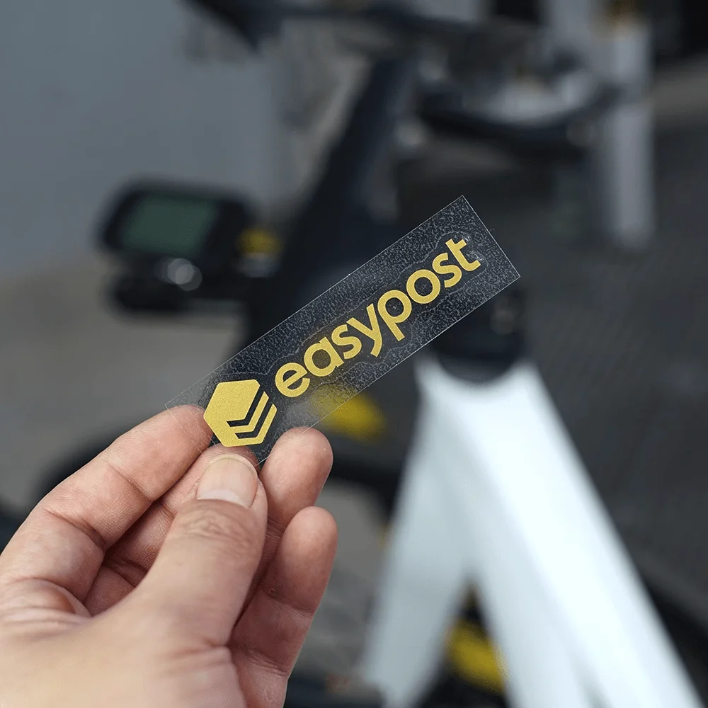 1Pc EF Tuning Style Vinyl Sticker Waterproof Decal for Motorcycle Car Road Bike Frame Handlebar Seat Post