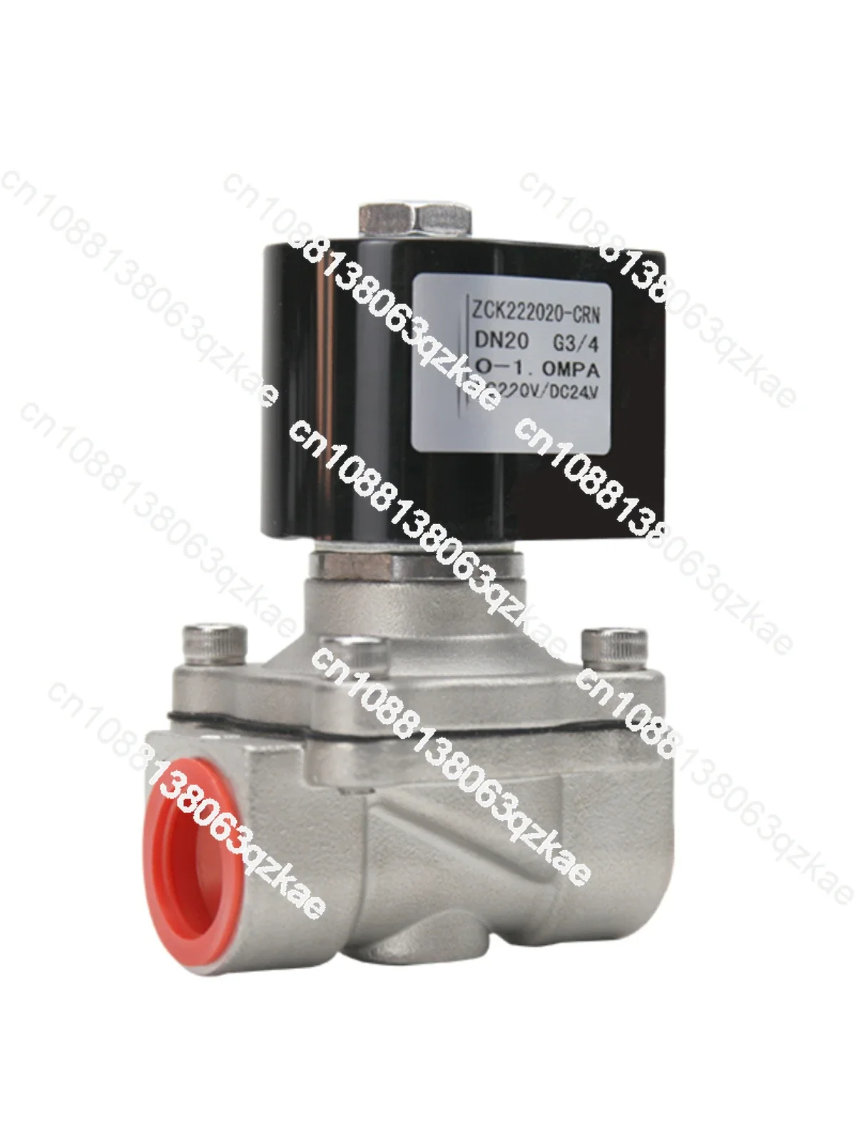 

Low temperature raised frequency solenoid valve stainless steel materialuniversal type, 4 minutes 6 1 inch for water and air