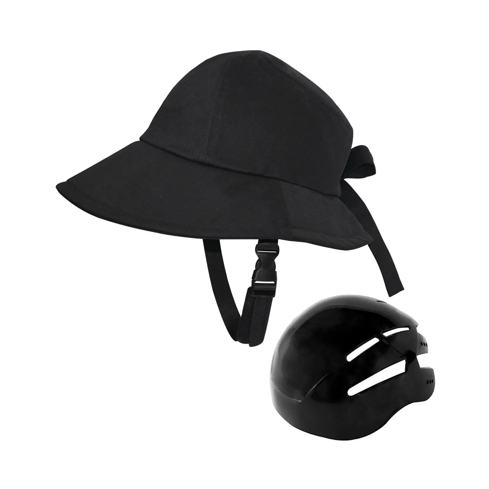 Bicycle Helmet Hat Type Helmet Cyclist Helmet Lightweight Sun Hat Cap Hat Shaped Helmet for Unisex Work Everyday Wear Travel