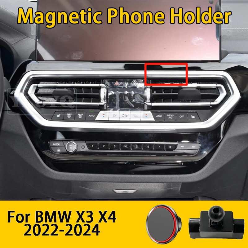 

For BMW 7 Series 2004-2008 Magnetic Phone Holder Gravity Navigation 360° Ball Head Rotatable Accessory