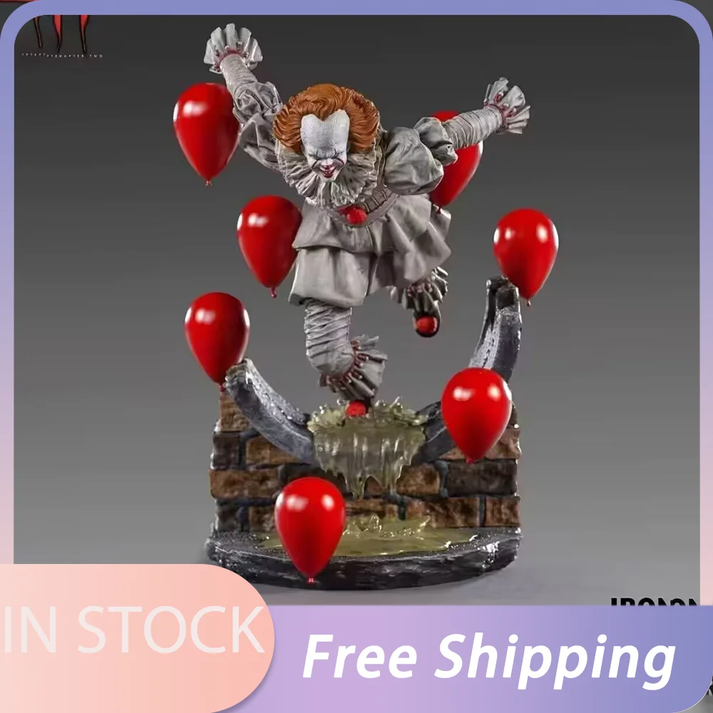 21cm Iron Studios Movie Stephen King'S It Pennywise Joker Action Figure Anime Figure Pvc Statue Collection Model Desk Toy Gift