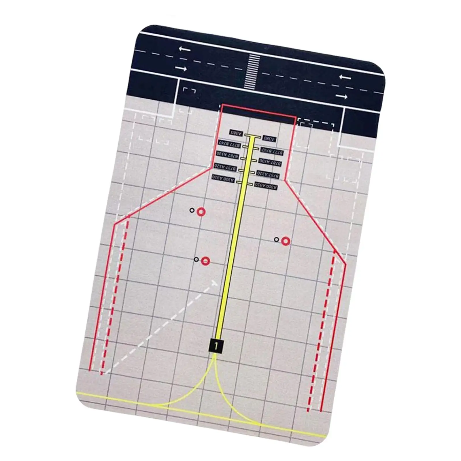 Rubber 1/200 Airplane Parking Apron Layout Miniature Scene for Diecast Plane