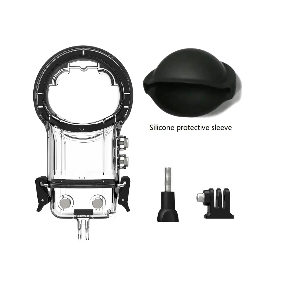 Custodia impermeabile da 40M per Insta360 ONE X2/X3 scatola di protezione subacquea custodia subacquea proteggi telaio 360 accessori per fotocamere