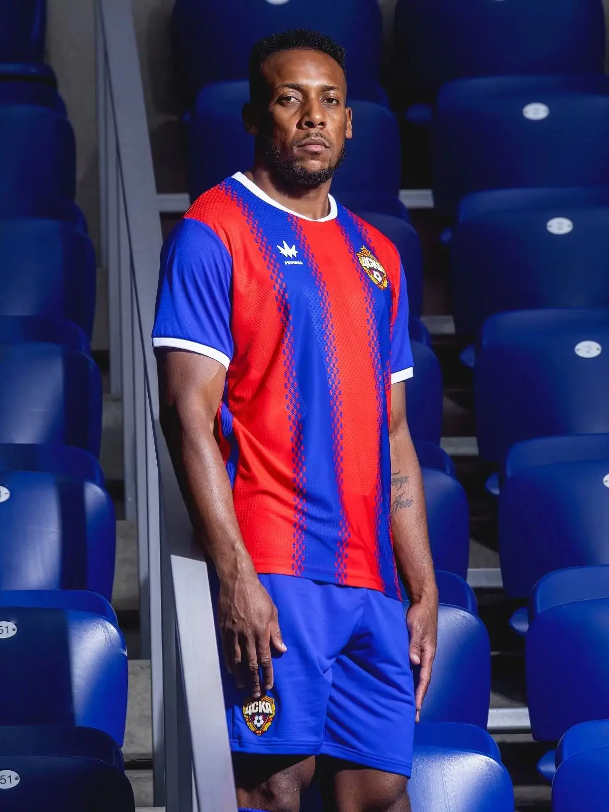 Herren-Fußballtrikot mit Rundhalsausschnitt, PFK CSKA Moskau, Heimtrikot, Kurzarm-Jersey, Sportbekleidung 2026/27