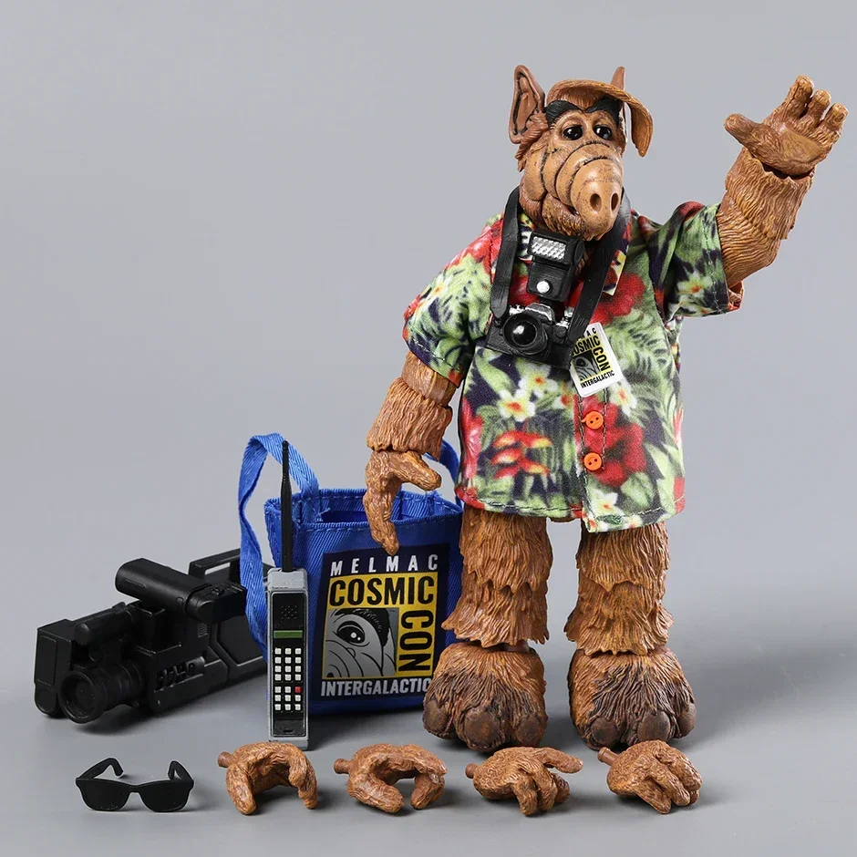 SDCC 2023 NECA Cosmic Con Alf Exclusive Joints Moveable Action Figure Toy