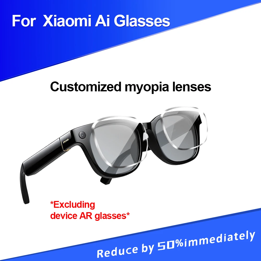 Для Xiaomi AI очки близорукость линзы на заказ астигматизм рецепт изменение цвета линзы соответствующие