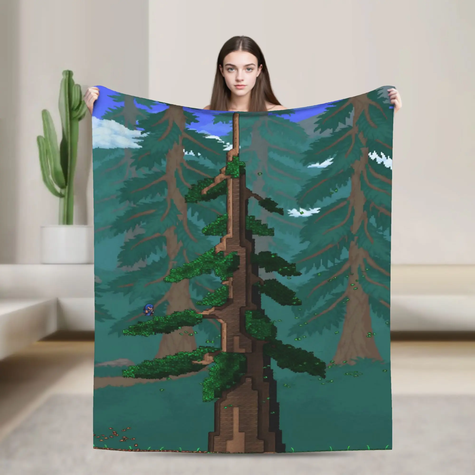 Terrarias Blanket Super Soft Fleece Novelty Present  Throw Blankets Bedspread