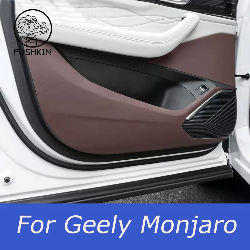 

Car Door Anti Kick Pad Leather Protection Film for GEELY Monjaro KX11 Grand Koleos 2024 Protector Stickers Trim Car Accessories