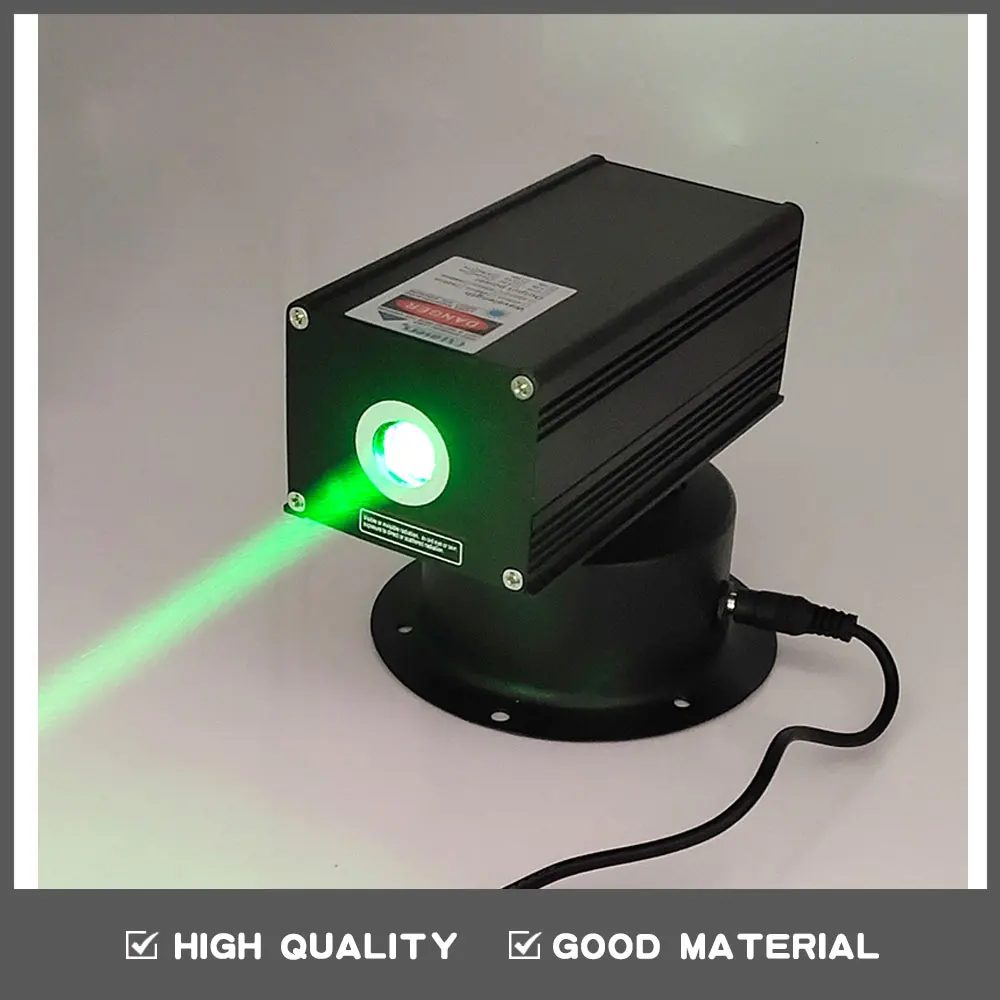 532nm high power 200mW green laser head shakeable thick beam laser light green laser module 12V laser stage light fixed focus