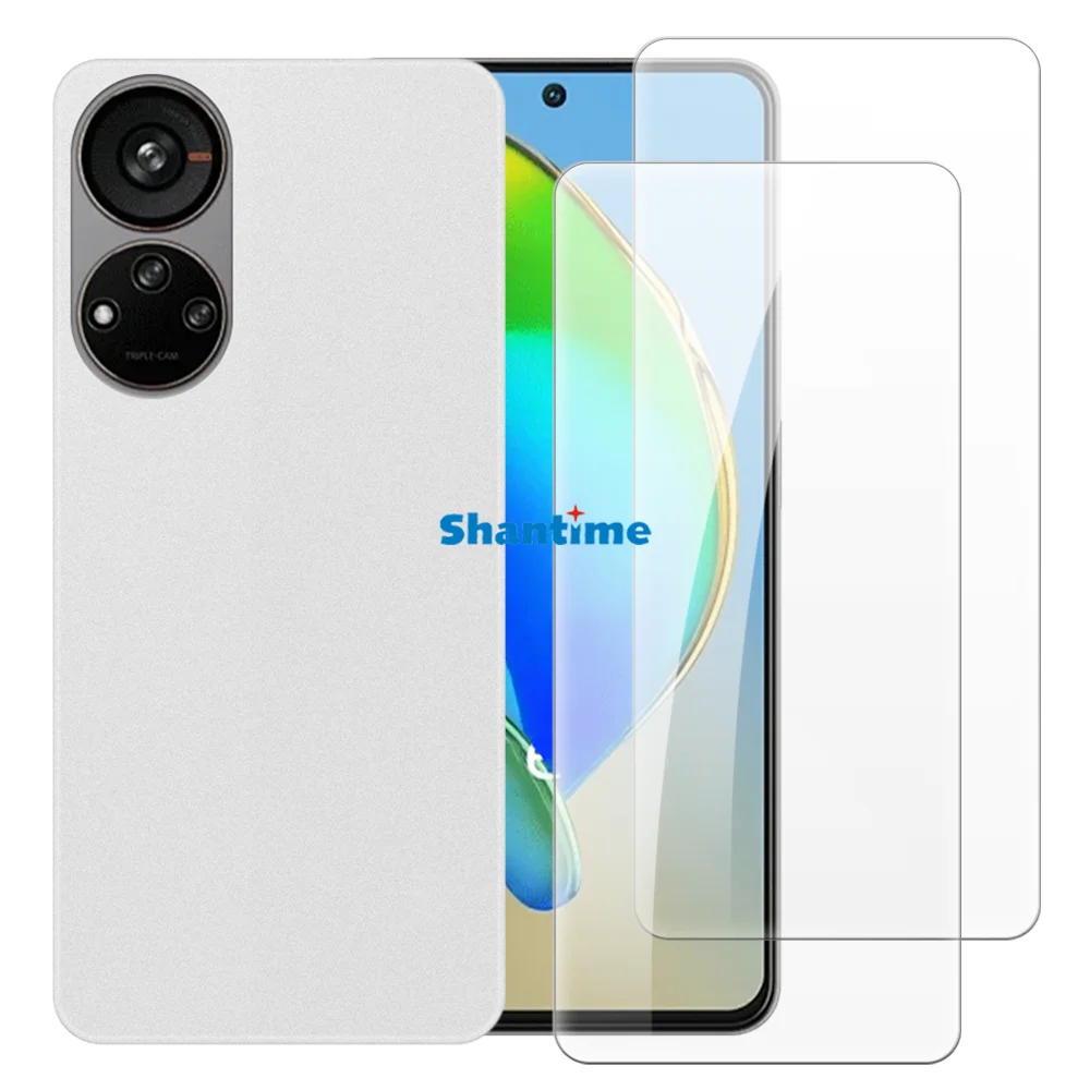 Coque souple et protections d'écran en verre Guatemala, ElecBlade V40S, Axon 40 SE, V70 Pro, Voyage 40 Pro, Starry Night, 2 paquets